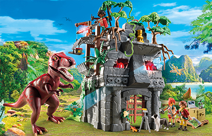 PLAYMOBIL ® 9429 Basecamp con T-Rex NUOVO & OVP 