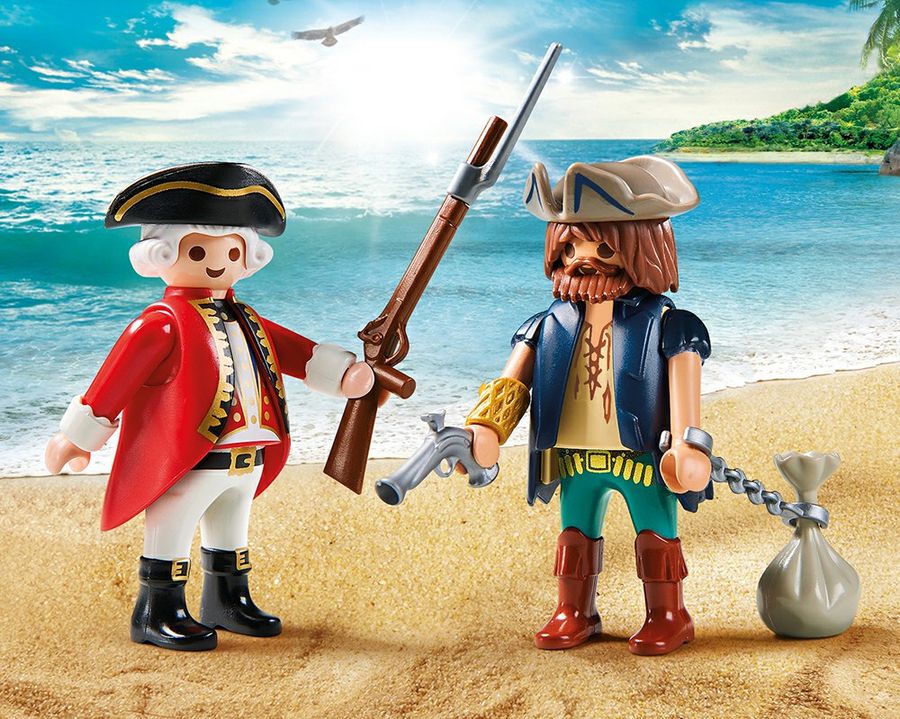 Playmobil 9446 Duo Pack Pirate & Soldier NEW!! 