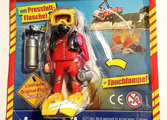 Playmobil - 30799073-ger - Feuerwehrtaucher mit Pressluftflasche und Taucherlampe