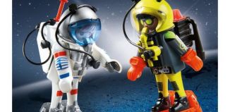 PLAYMOBIL 9448 Duo Pack Space Heroes – Astronauten-Set Für Unendlichen Spielspaß