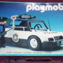 Voiture Police PLAYMOBIL 3149 Vintage – Avec Boîte D'origine