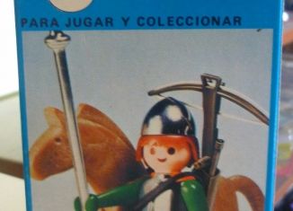 Playmobil - 3333v1-ant - soldier and Horse