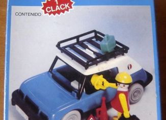 Playmobil - 3210v1-fam - Blue Car
