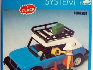 Playmobil - 3210v2-fam - Blue Car