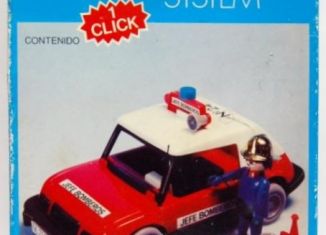 Playmobil - 3216-fam - Fire Chief Car
