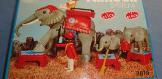Playmobil - 3519-fam - Circus Elephants & Trainers
