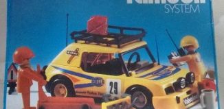 Playmobil - 3524-fam - Yellow Rally Car