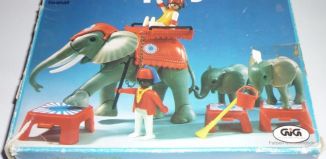 Playmobil - 3519-ita - Dressage d'élèphants de cirque