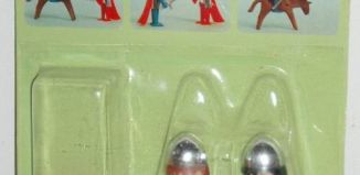 Playmobil - 1712v2-pla - Chevaliers bleu & rouge