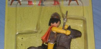 Playmobil - 1713v1-pla - Yellow knight with horse