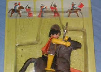 Playmobil - 1713v1-pla - Yellow knight with horse