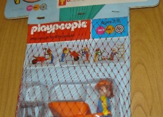 Playmobil - 1723-pla - Builder with Wheelbarrow