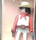 Playmobil - 1734/1v5-pla - Cowboy blanc