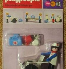 Playmobil - 1743-pla - Nurse & wheelchair