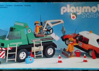 Playmobil - 3473v2 - Green Tow Truck