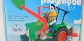 Playmobil - 3500v2 - bis / Tracteur vert & fermier