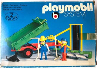 Playmobil - 3501v1 - Tractor trailer - Detail Playmobil - 3501v1 - Tractor trailer