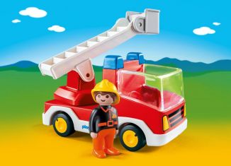 Playmobil - 6967 - Camion de pompier avec échelle pivotante