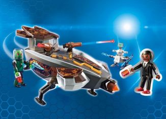 Playmobil - 9408 - Sykronian Space Glider with Gene