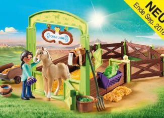 Playmobil - 9479 - Horsebox Pru and Chica Linda
