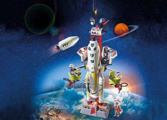 Playmobil - 9488 - Mars-Rakete mit Startrampe