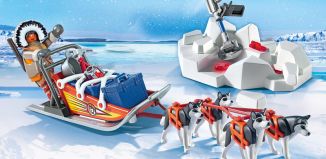 Playmobil - 9057 - Esquimal con trineo tirado por perros
