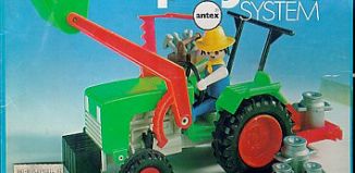 Playmobil - 3500v1-ant - Green Tractor & Farmer