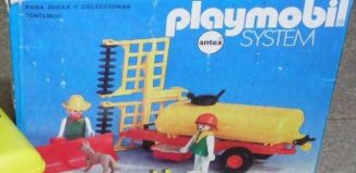 Playmobil - 3502-ant - Tank trailer and Thresher
