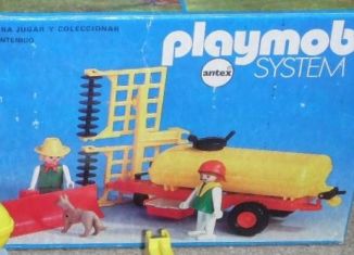 Playmobil - 3502-ant - Tank trailer and Thresher