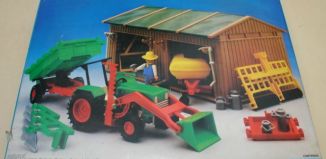 Playmobil - 3554-ant - Hangar / Outils / Tracteur