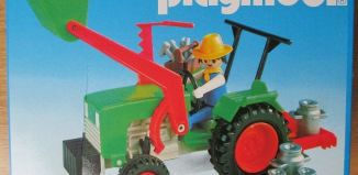 Playmobil - 3500-esp - Green Tractor & Farmer