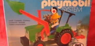 Playmobil - 3500-ita - Green Tractor & Farmer