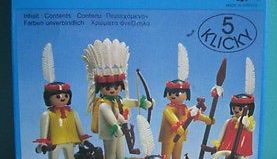 Playmobil - 3251v1-lyr - Indian Family with Canoe