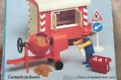 Playmobil - 1738-pla - Builder's Caravan and Mixer