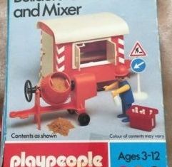 Playmobil - 1738-pla - Builder's Caravan and Mixer