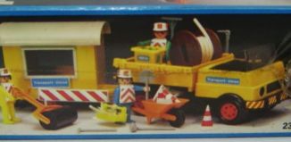 Playmobil - 23.81.4-trol - Camion jaune & remorque
