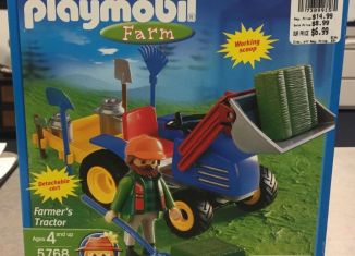 Playmobil - 5768-usa - Tracteur du fermier