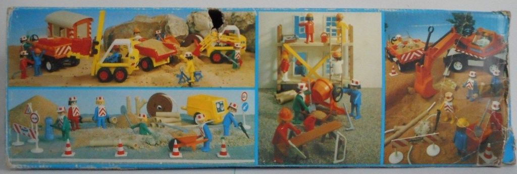 Playmobil 3474v2 - Road Workers with Truck and Trailer - Box