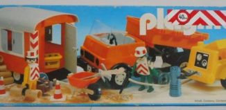 Playmobil - 3474v2 - Road Workers with Truck and Trailer