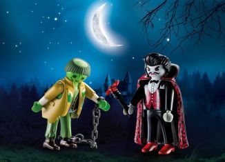 Playmobil - 9307 - Duo Pack Vampire & Zombie - Detail Playmobil - 9307 - Duo Pack Vampire & Zombie