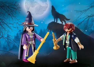 Playmobil - 9309-usa - Duo Pack Wolfman & Witch