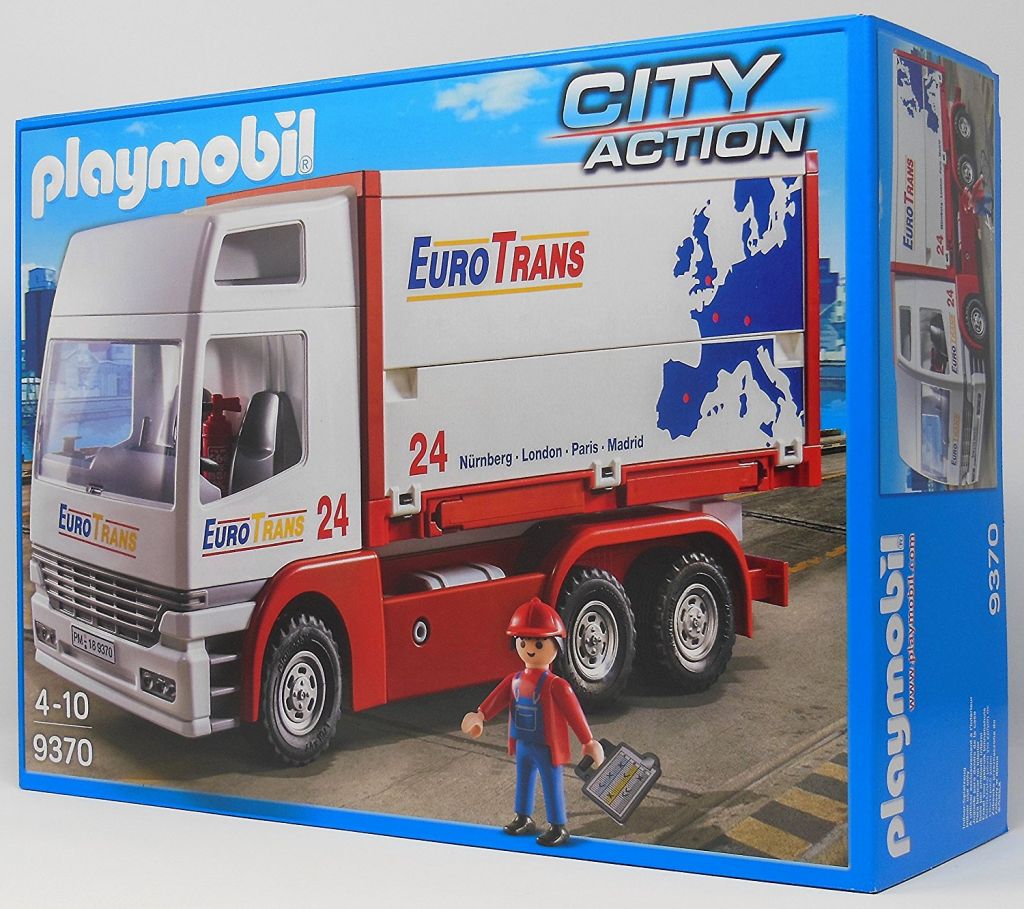 PLAYMOBIL® City Action 9370 Lastwagen EURO TRANS Container LKW 