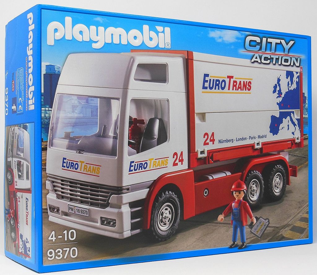 Playmobil 9370 City Container Lkw Euro Trans 