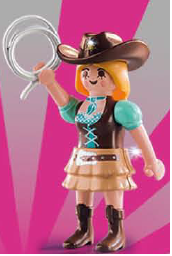 Playmobil Figures 9333 Serie/Series 13 Mädchen/Girls COWGIRL RODEO WESTERN 