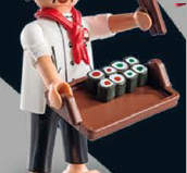 Playmobil - 9332v9 - Sushi-Verkäufer