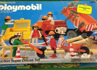 Playmobil - 1204v1-sch - Construction Super Deluxe Set
