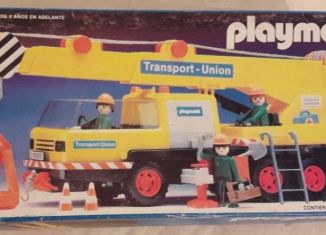 Playmobil - 13527-xat - Transport-Union crane truck