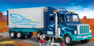 Playmobil - 9314-usa - Camion avec remorque
