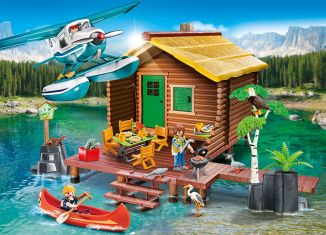 Playmobil - 9320-usa - Cabin on the Lake