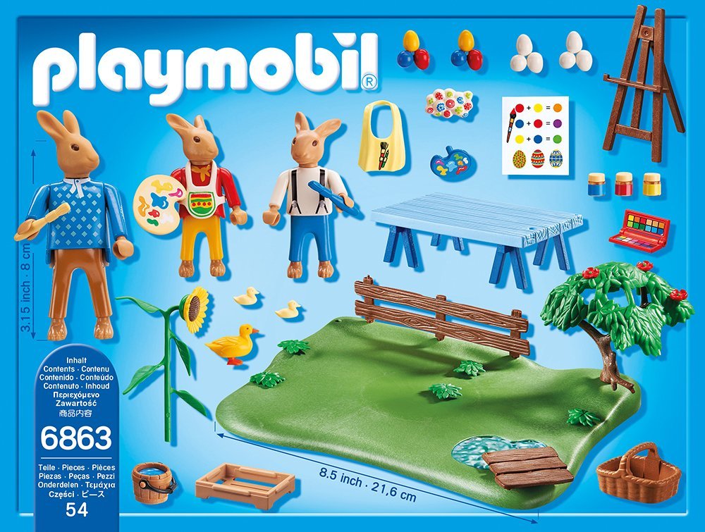 Playmobil 6863 - Easter Bunny Workshop - Back